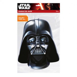 Masky - Škrabošky - Papírová maska Darth Vader