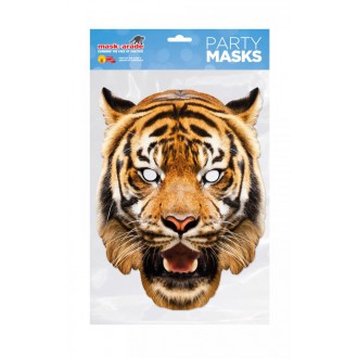 Masky - Škrabošky - Papírová maska Tygr