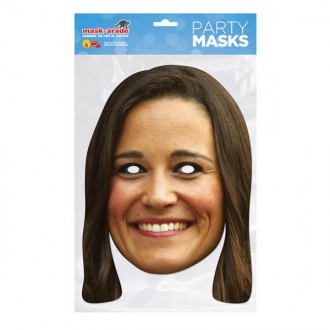 Masky - Škrabošky - Papírová maska Pippa Middleton