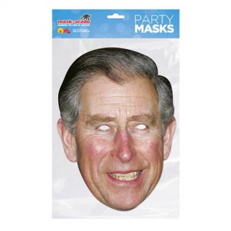 Masky - Škrabošky - Papírová maska Princ Charles