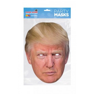 Masky - Škrabošky - Papírová maska Donald Trump