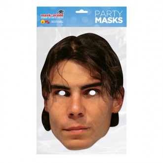 Masky - Škrabošky - Papírová maska Rafael Nadal