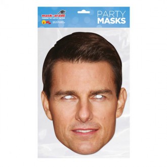 Masky - Škrabošky - Papírová maska Tom Cruise