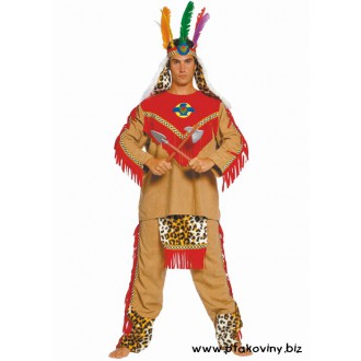 Kostýmy pro dospělé - Kostým Apačský náčelník
