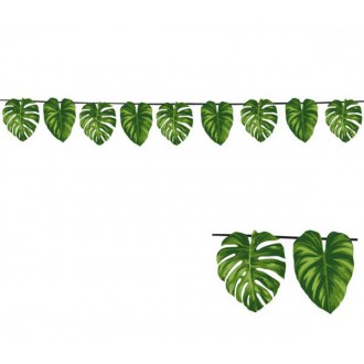 Doplňky na karneval - Papírová girlanda listy