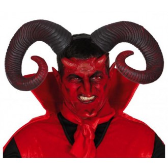 Čert - Mikuláš - Anděl - Velké zahnuté čertovské rohy