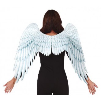 Doplňky na karneval - Křídla bílá z tkaniny