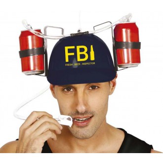 Klobouky - čepice - čelenky - Čepice na plechovky FBI