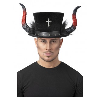 Klobouky - čepice - čelenky - Klobouk s rohy