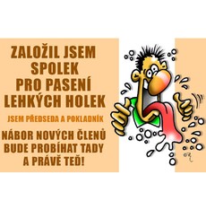 Průkaz Založil jsem spolek pro pasení ...
