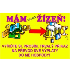 Průkaz Mám strašnou žízeň