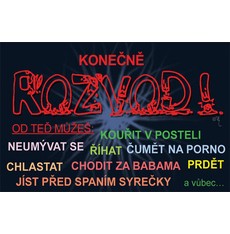 Průkaz Konečně rozvod