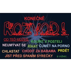 Průkaz Konečně rozvod