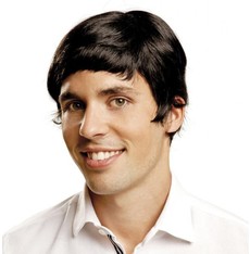 Paruka Šedesátá léta černá