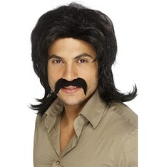 Paruka 70 léta  černá