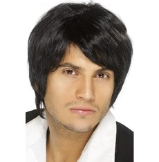 Paruka Boy Band Černá