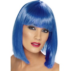 Paruka Glam modrá