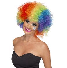Paruka Funky Afro duhová