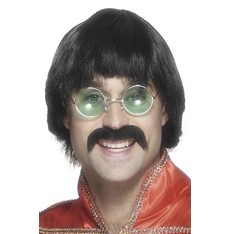 Paruka Seventies Bargain černá