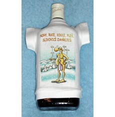 Tričko na flašku Nohy, ruce, koule, pleš