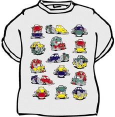 Tričko Šukající autíčka