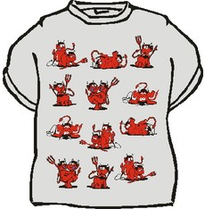 Tričko Šukající čertíci