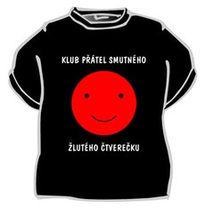 Tričko Klub přátel smutného žlutého ..
