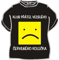 Tričko Klub přátel veselého červeného