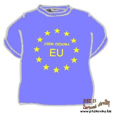 Tričko Jsem ozdoba EU