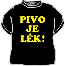 Tričko Pivo je lék