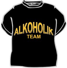 Tričko Alkoholik team