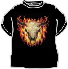Tričko Býk v ohni