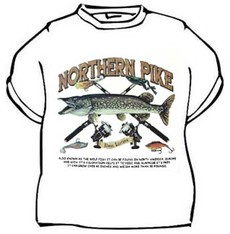 Tričko Ryba Northern pike
