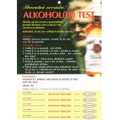 Alkohol(ik) test