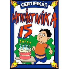 Certifikát patnáctníka