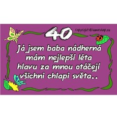 Průkaz 40 pro ženu