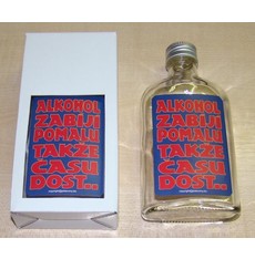 Skleněná placačka Alkohol zabíjí pomalu