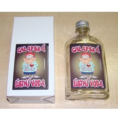 Skleněná placačka Chlapská ústní voda