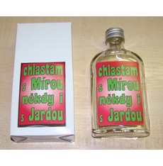 Skleněná placačka Chlastám s Mírou někdy s Jardo
