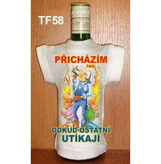Tričko na flašku Přicházím tam odkud ostatní ...