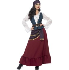 Pirátský dámský kostým Bukanýrka