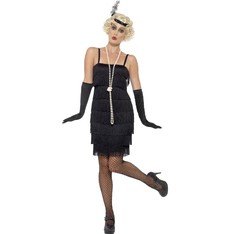Kostým Flapper krátké šaty černé-charleston