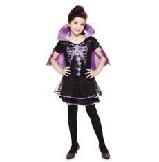 Dětský kostým na halloween - Upíří kostlivka
