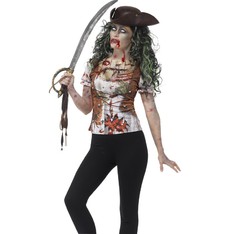 Kostým Zombie Pirátka
