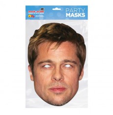 Papírová maska Brad Pitt