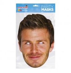 Papírová maska David Beckham