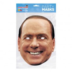Papírová maska Silvio Berlusconi
