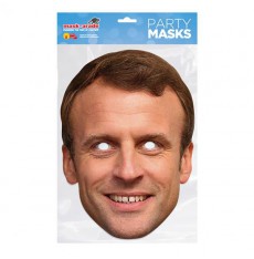 Papírová maska Emmanuel Macron