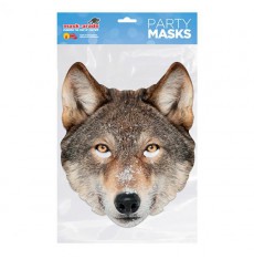 Papírová maska Vlk