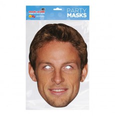 Papírová maska Jenson Button